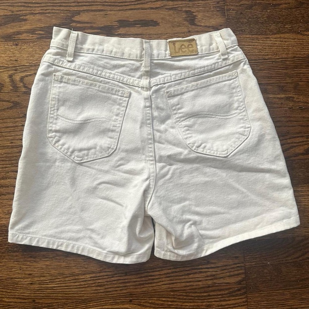 Lee Women's Light Cream Jean Shorts